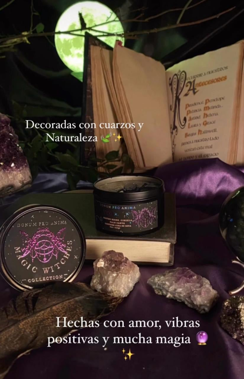 Vela Bruja Wicca
Con Vainilla - Lavanda - Salvia