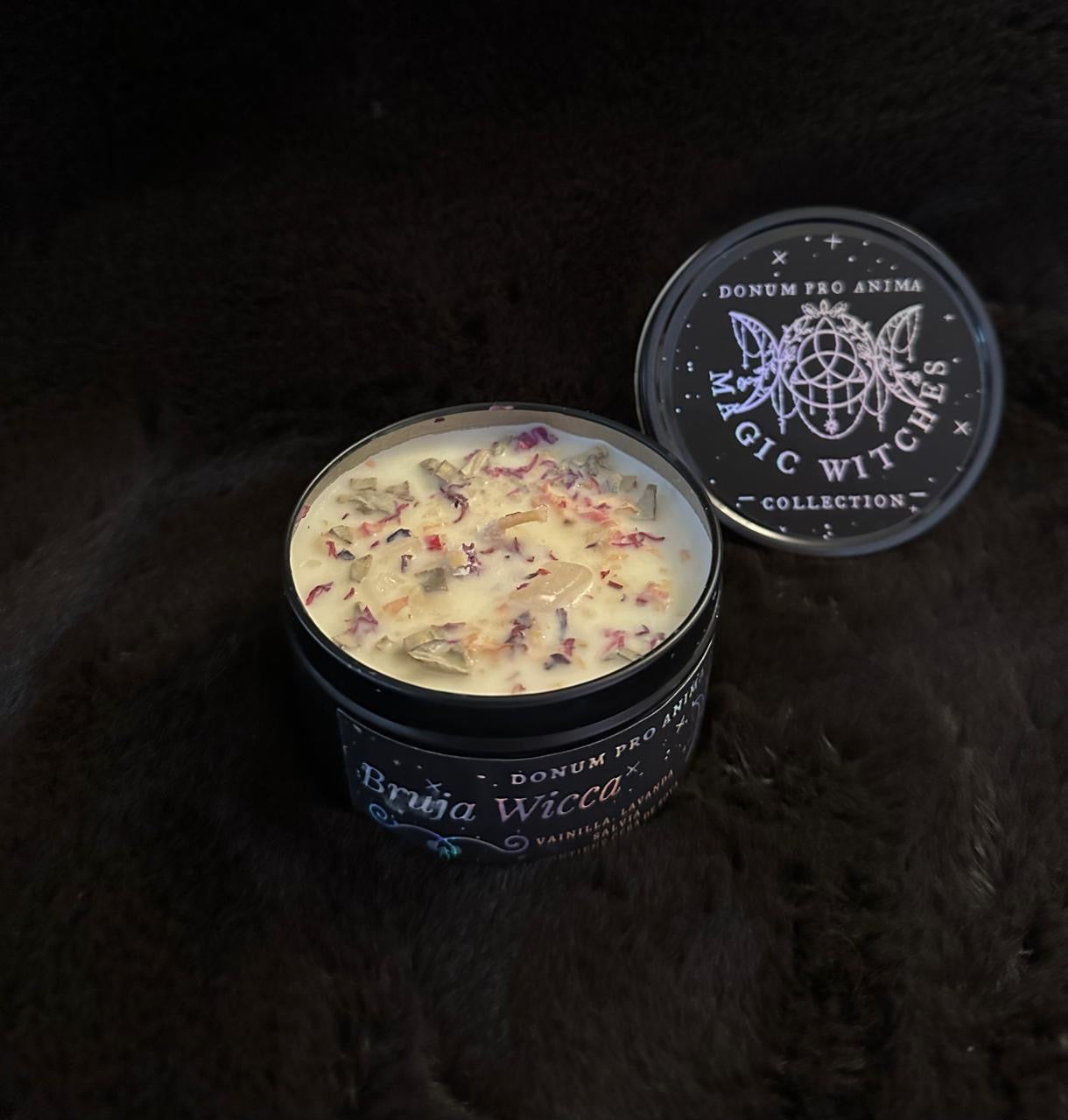 Vela Bruja Wicca
Con Vainilla - Lavanda - Salvia