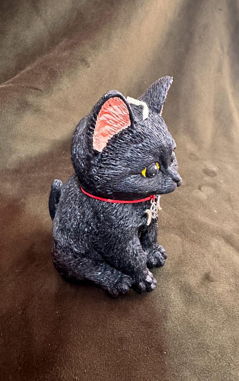 Vela aromática gato brujo grande