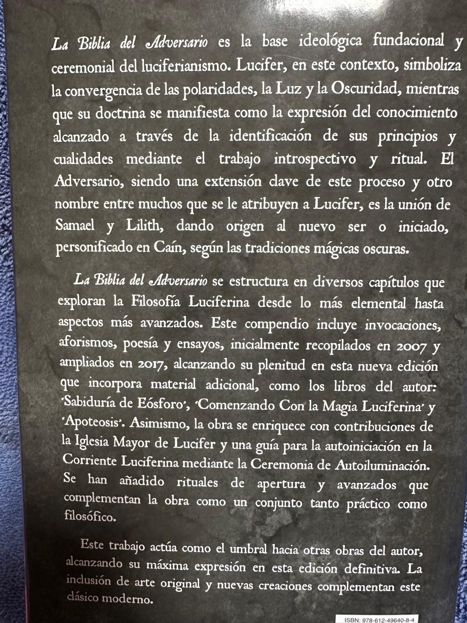 La Biblia del adversario- Michael w. Ford